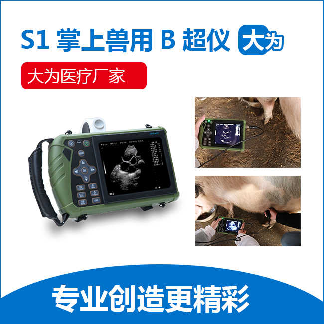 大為S1掌上獸用B超機
